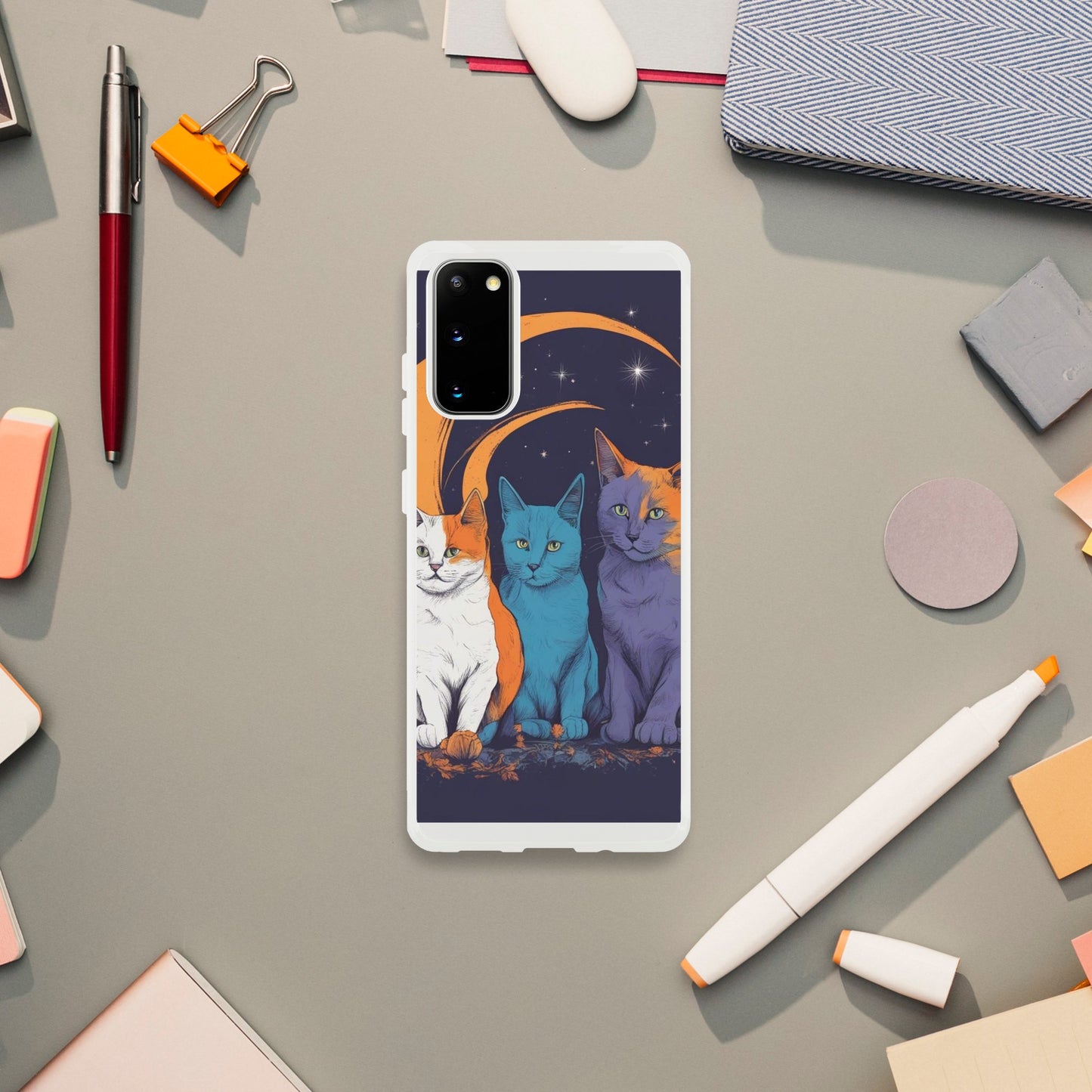 Cats Flexi Case - Durable & Stylish Protection for iPhone & Galaxy