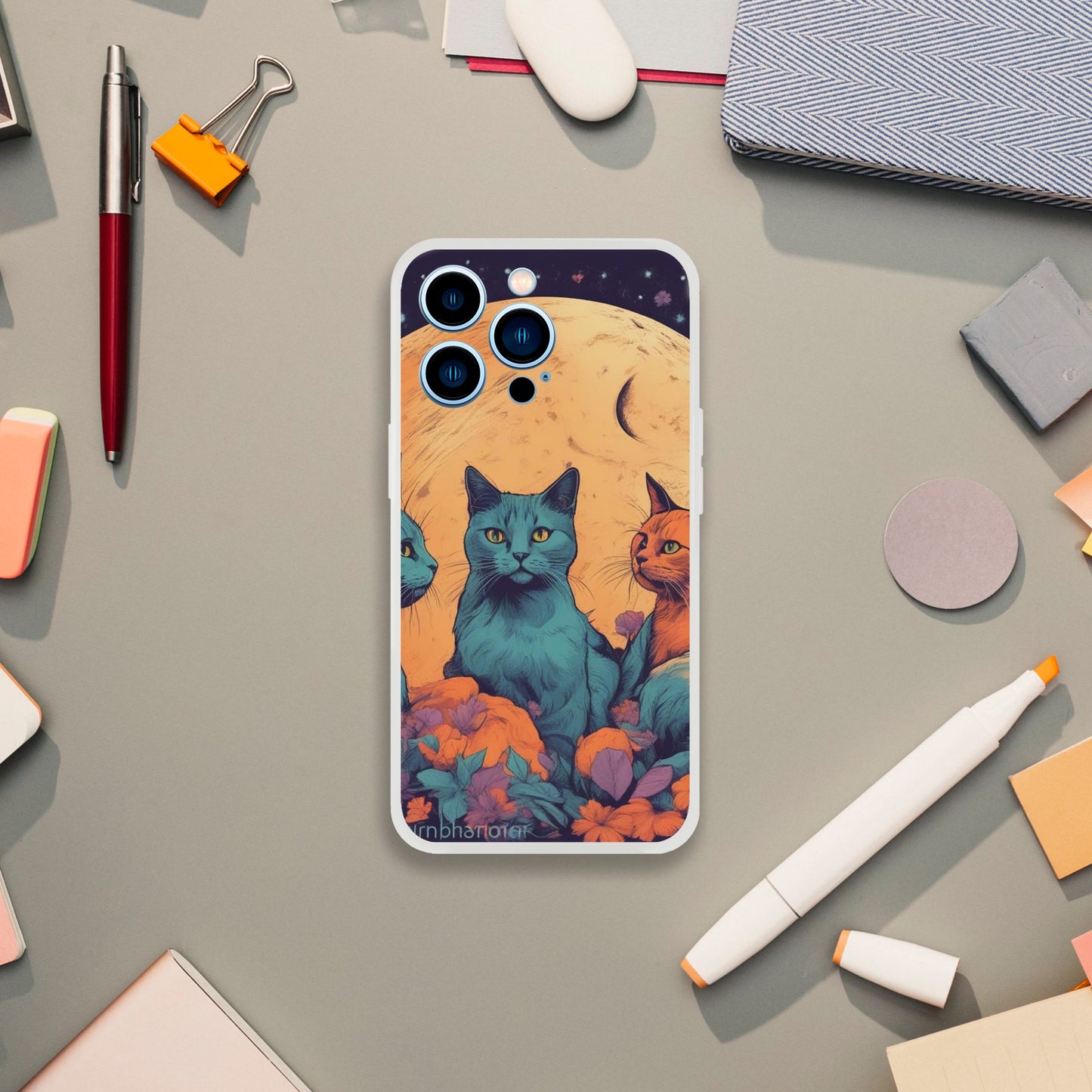 Cat Iphone Flexi case