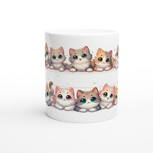 Adorable Cat-Themed Ceramic Mug – Perfect for Cat Lovers