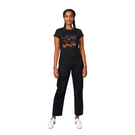 Halloween Classic Womens Crewneck T-shirt