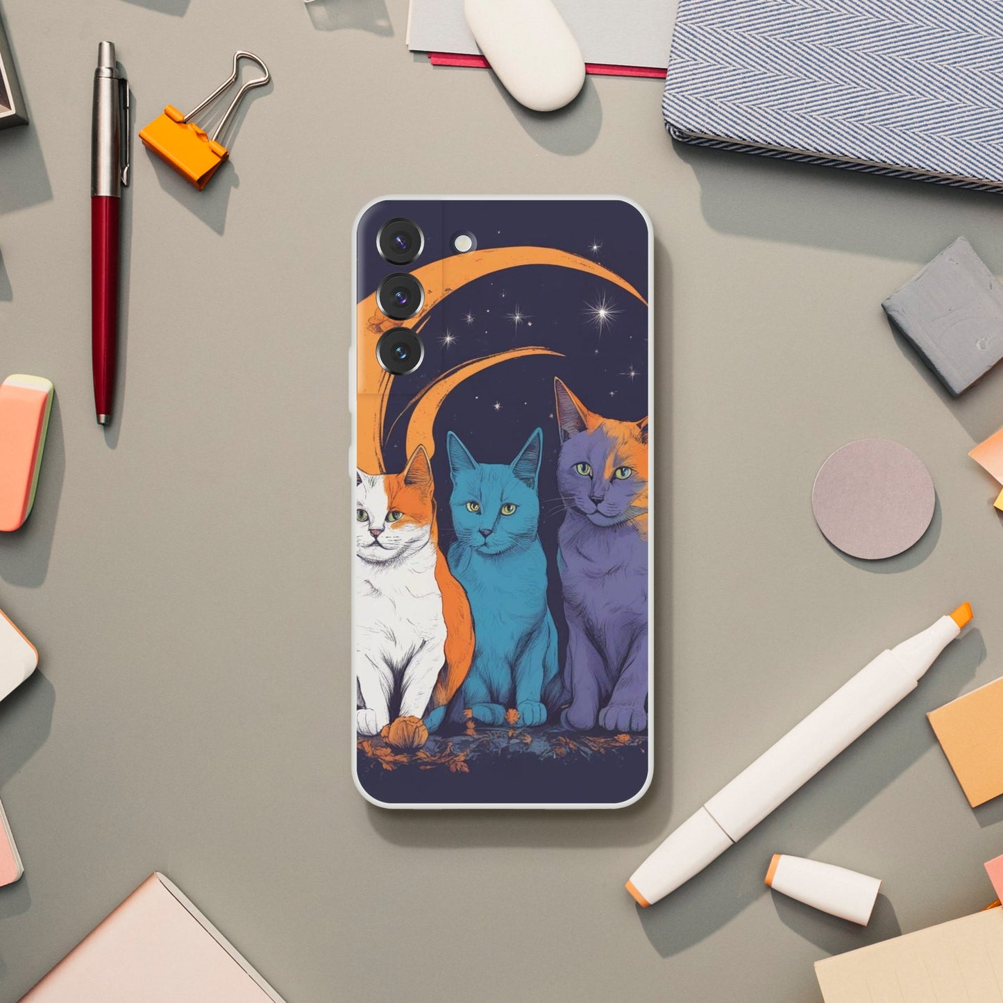 Cats Flexi Case - Durable & Stylish Protection for iPhone & Galaxy