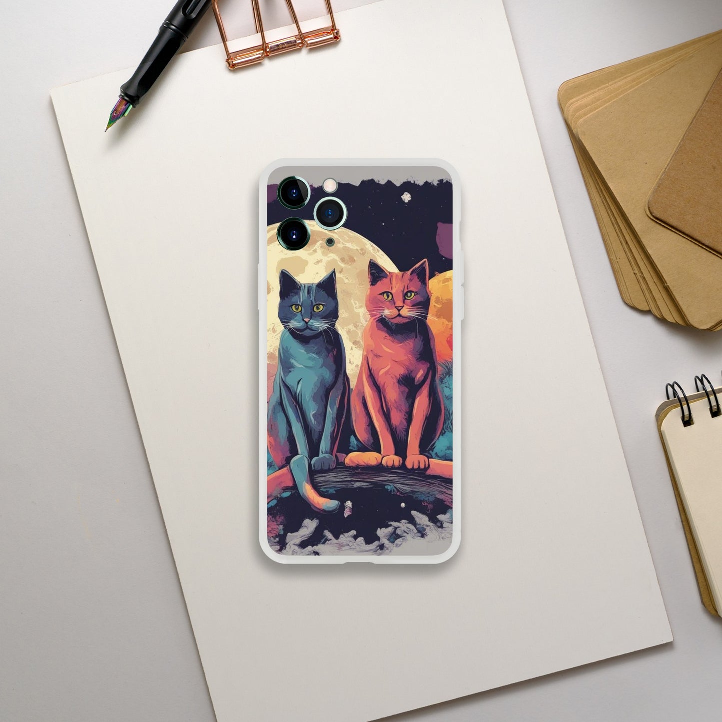 Cat Iphone Flexi case