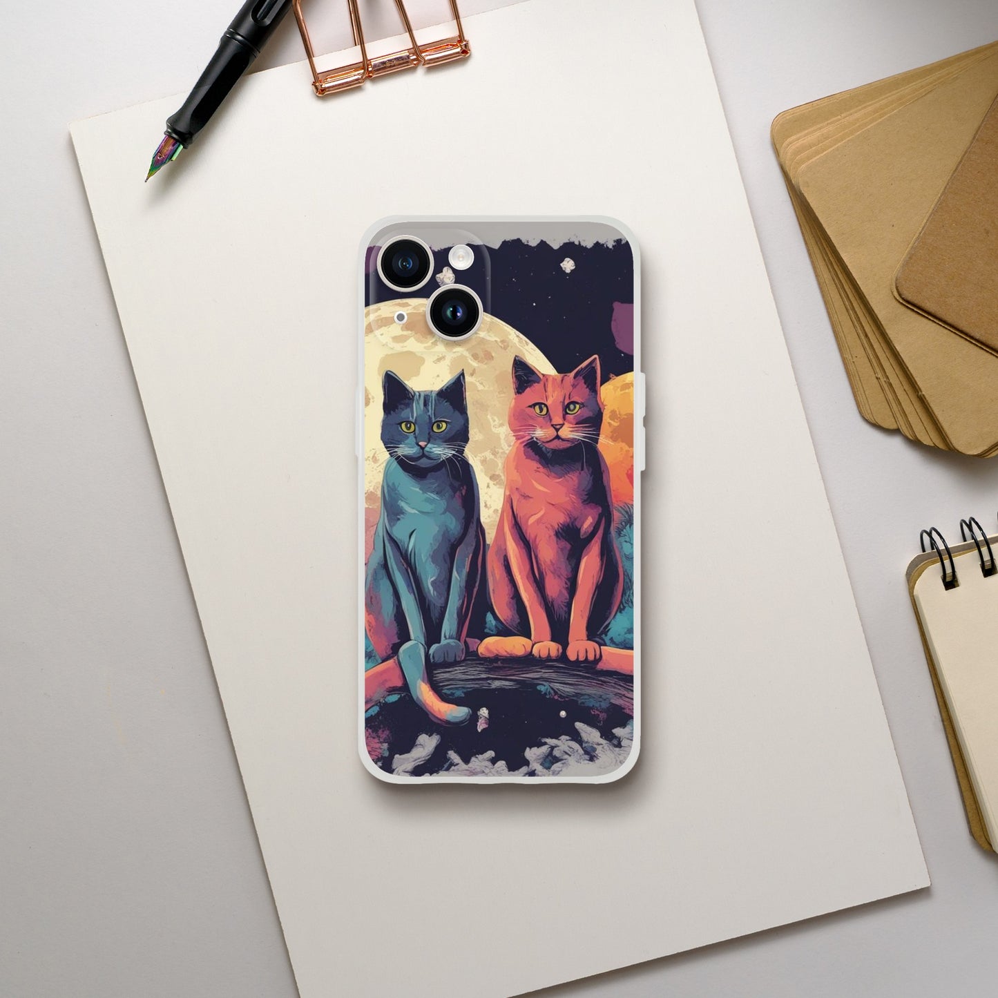 Cat Iphone Flexi case