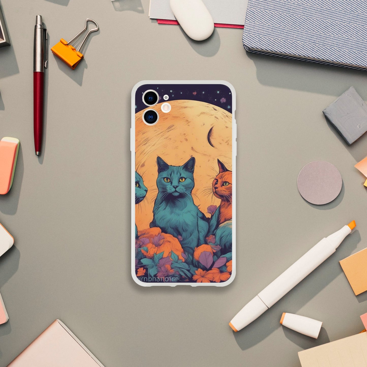 Cat Iphone Flexi case