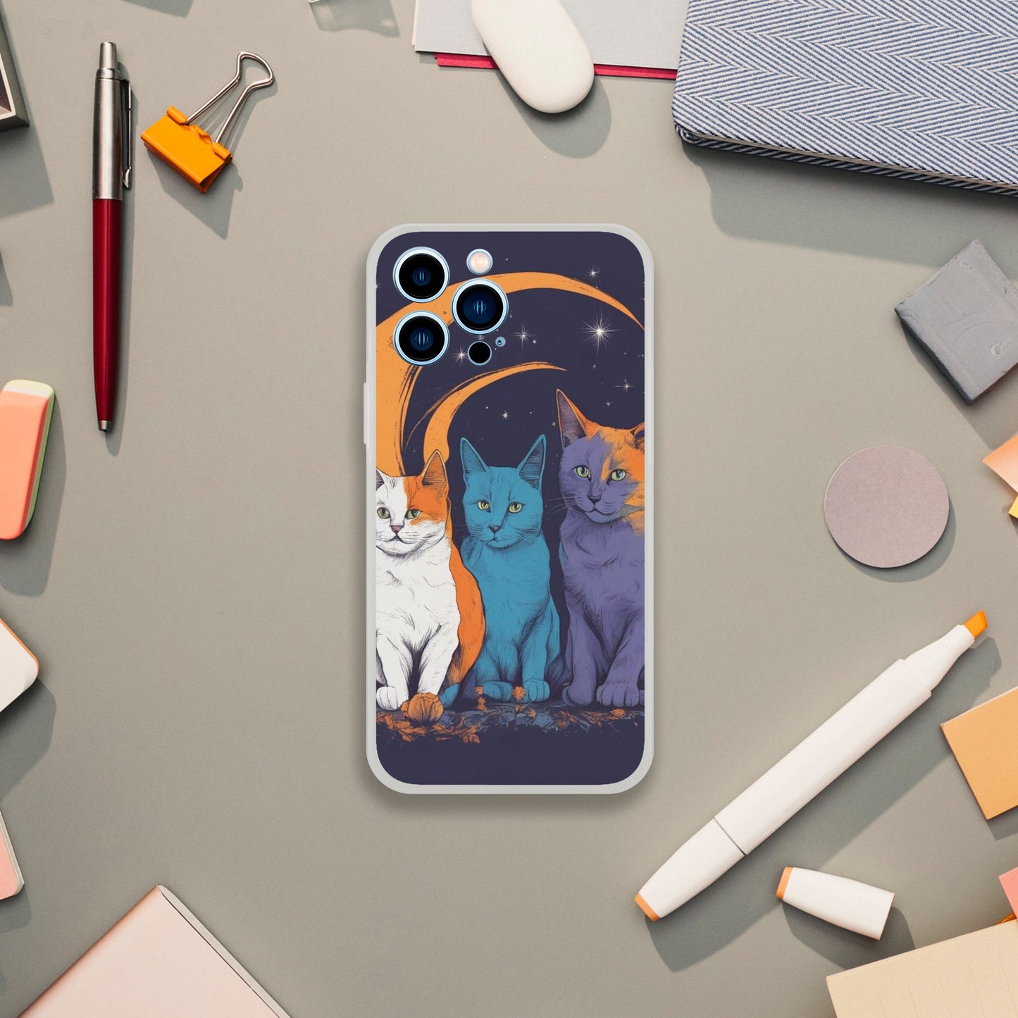 Cats Flexi Case - Durable & Stylish Protection for iPhone & Galaxy