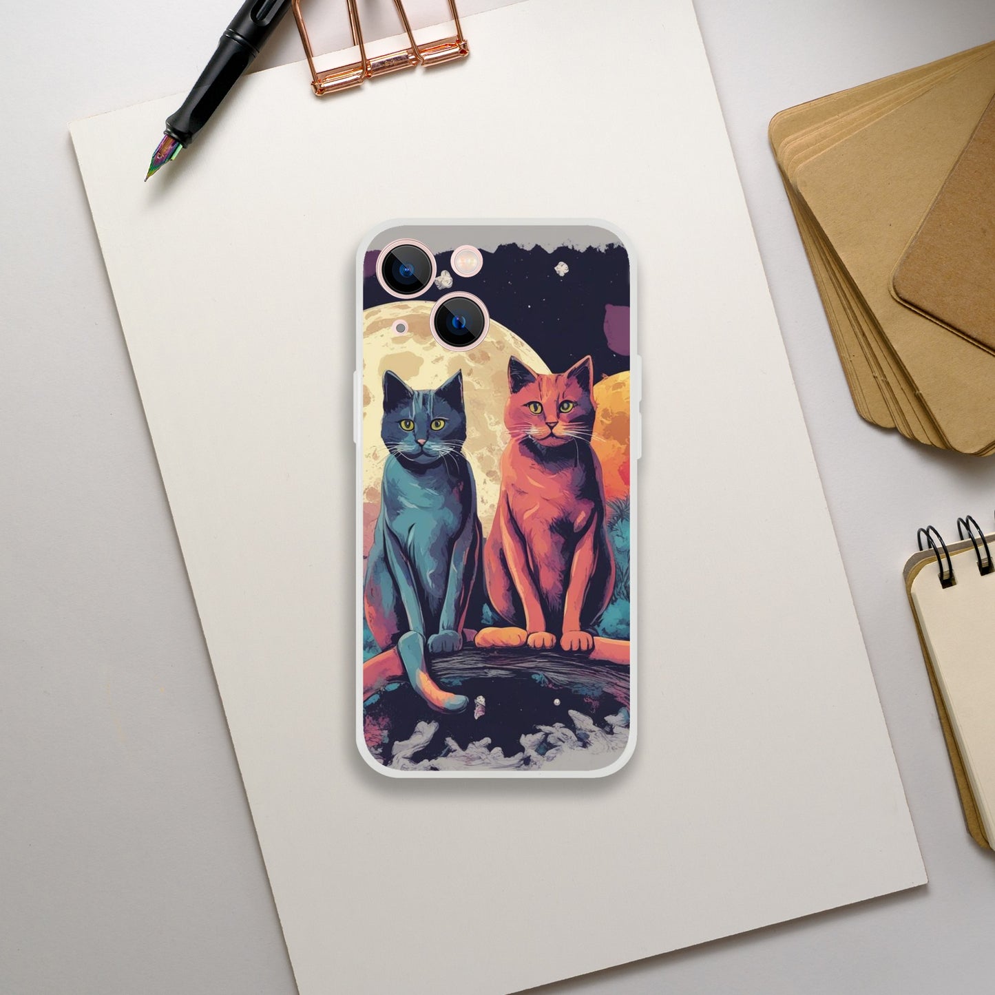 Cat Iphone Flexi case