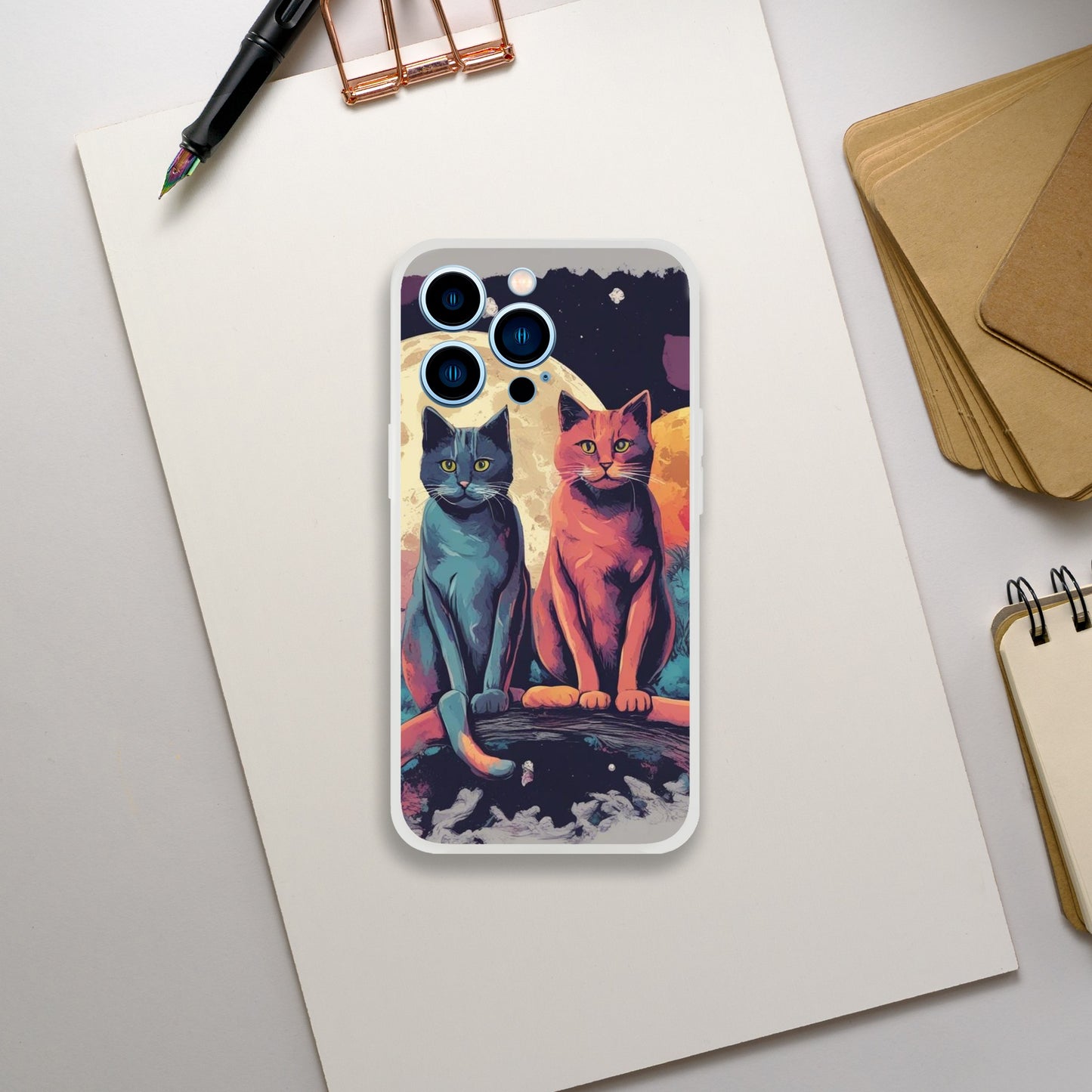 Cat Iphone Flexi case