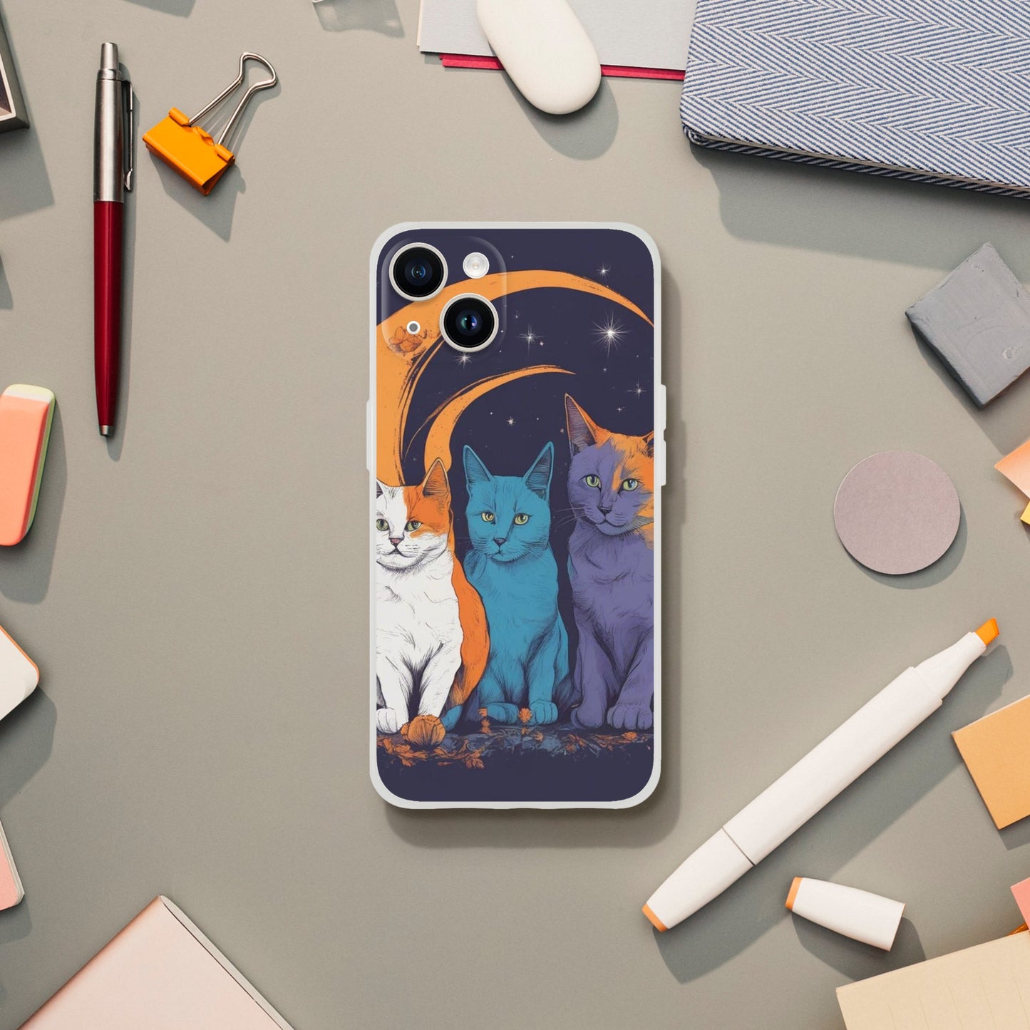 Cats Flexi Case - Durable & Stylish Protection for iPhone & Galaxy