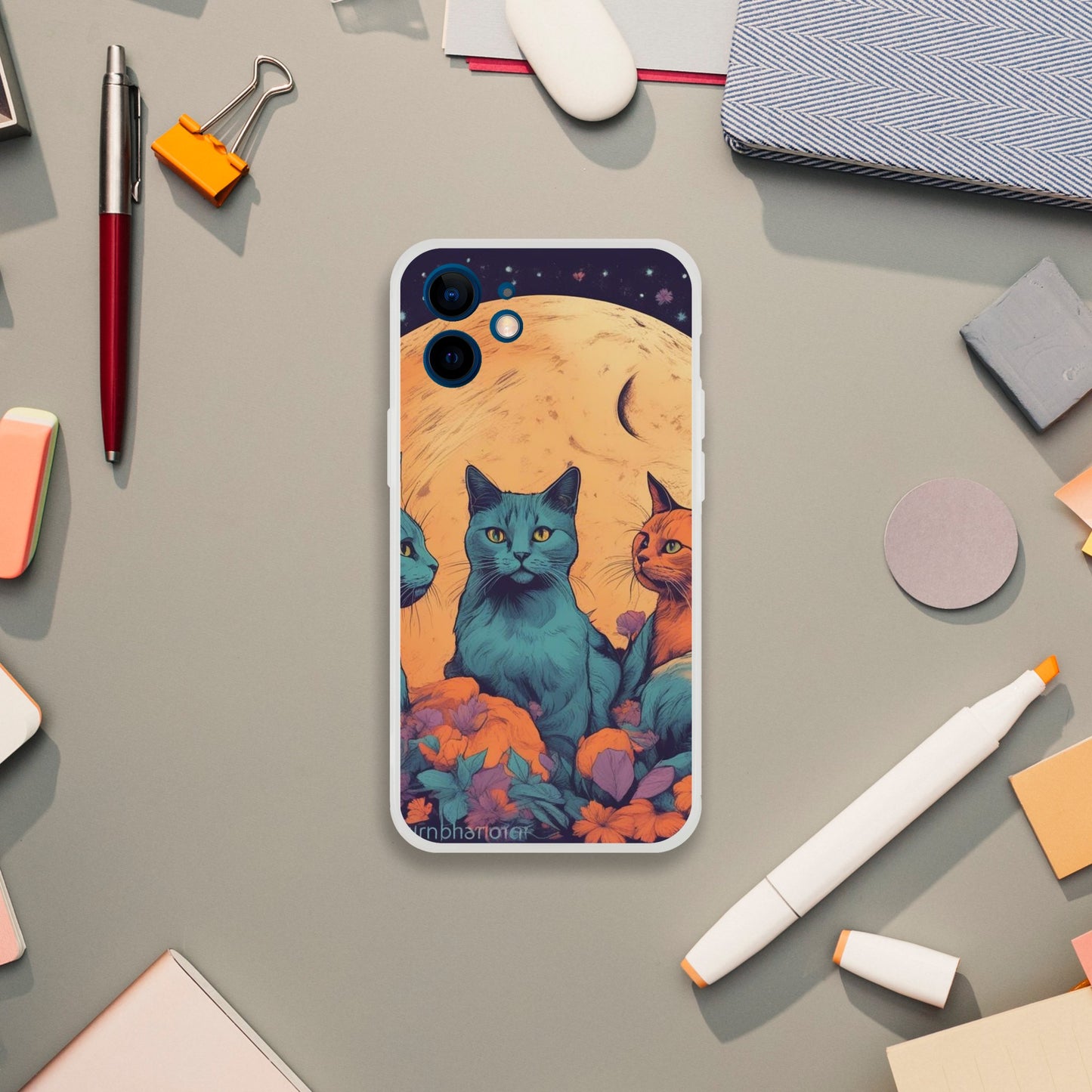 Cat Iphone Flexi case