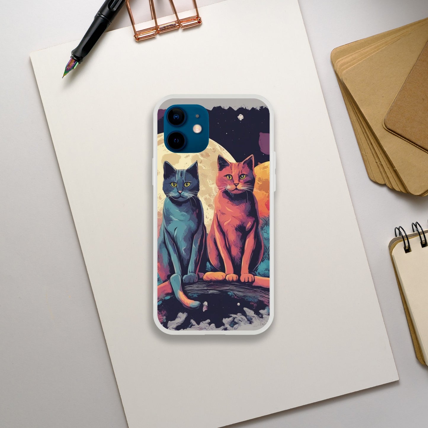 Cat Iphone Flexi case