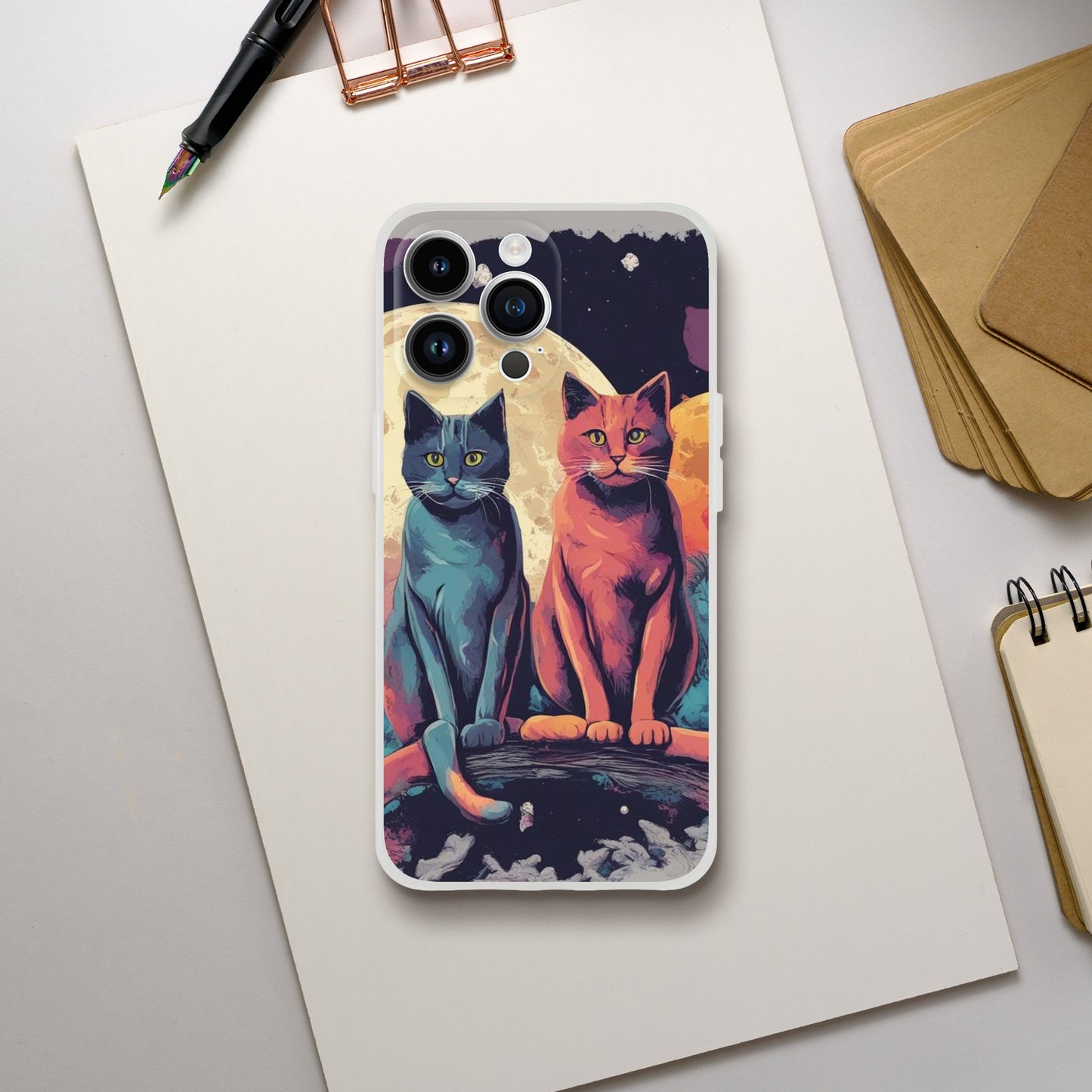 Cat Iphone Flexi case