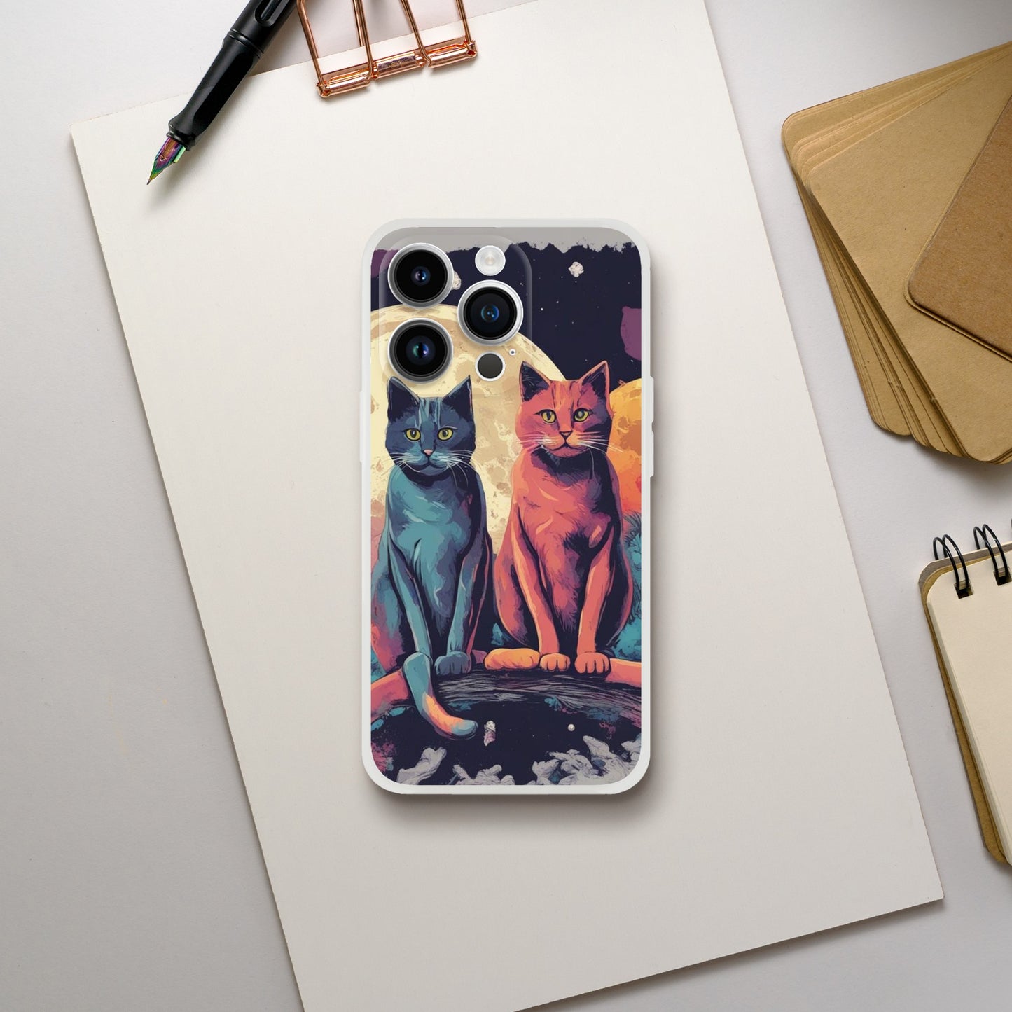 Cat Iphone Flexi case