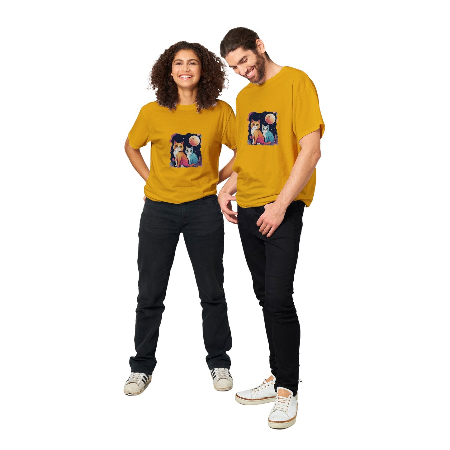 Cat Heavyweight Unisex Crewneck T-shirt