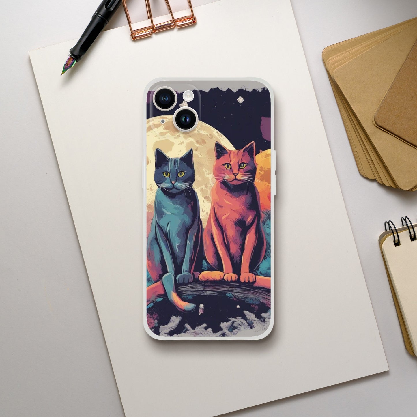 Cat Iphone Flexi case