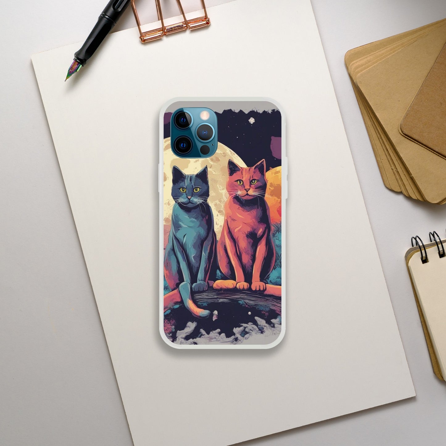 Cat Iphone Flexi case